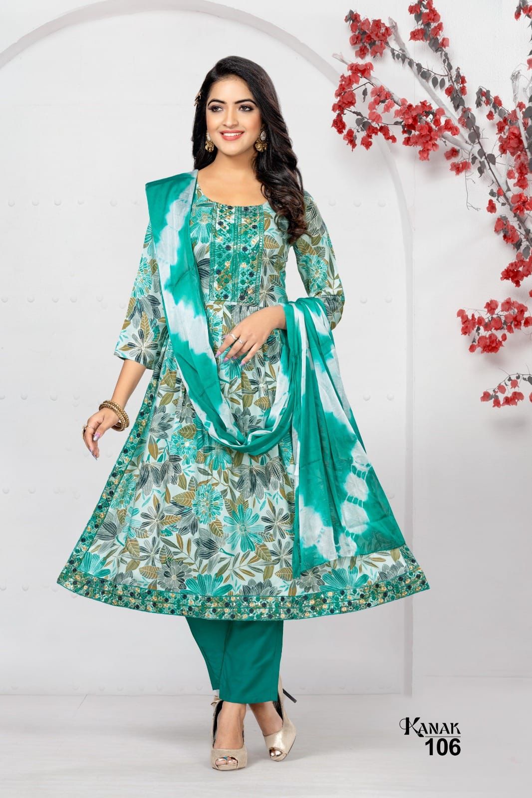 Hirwa Kanak Rayon Kurti With Bottom Dupatta Catalog

